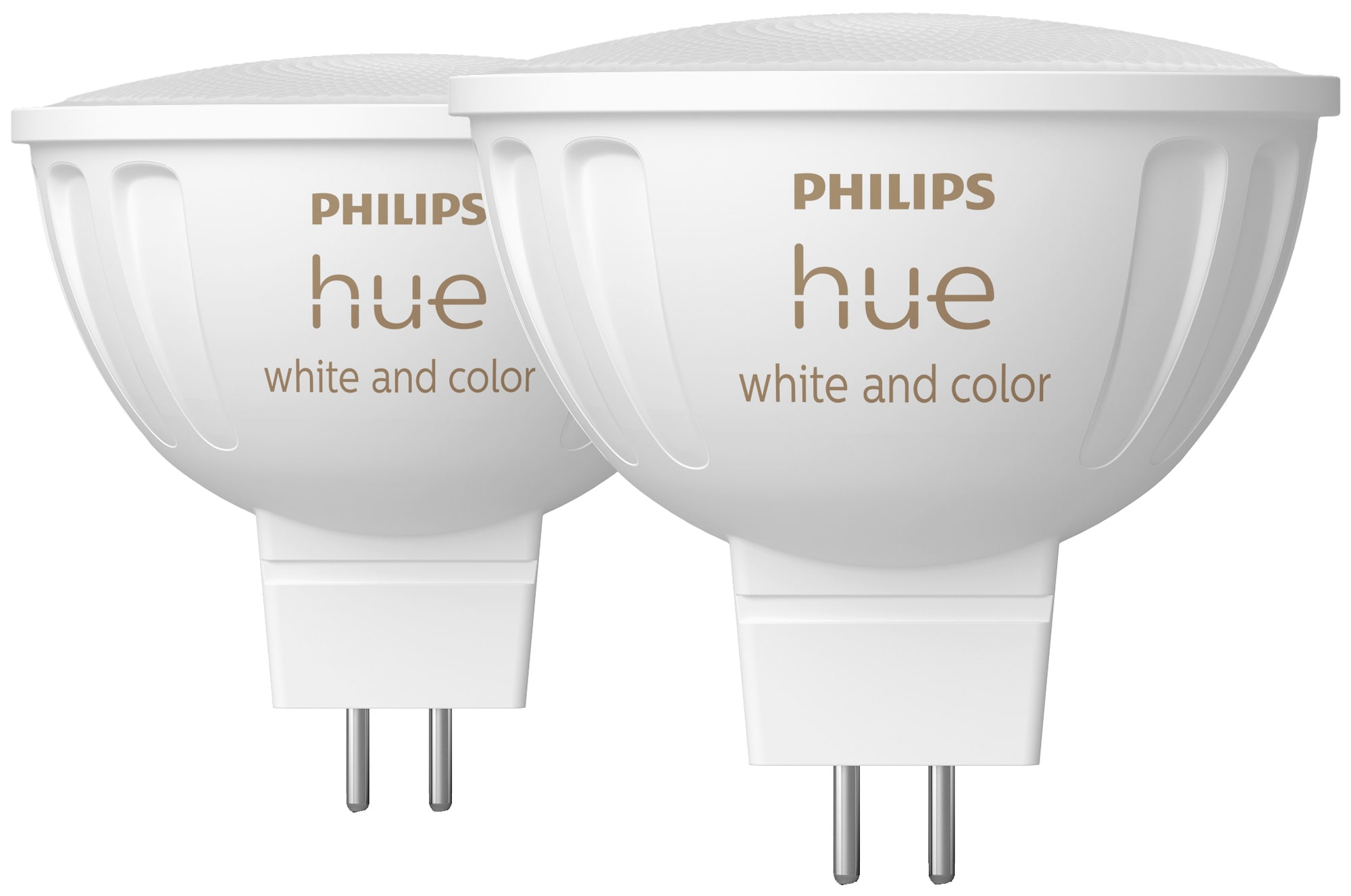 Se Philips Hue WCA MR16 LED-pære 6,3 W 2pk hos Elgiganten