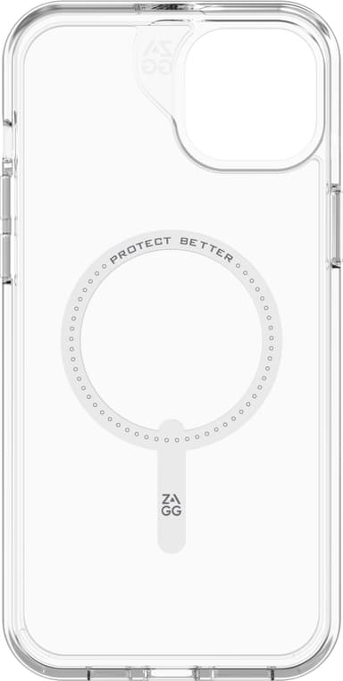 Zagg iPhone 15/14 Plus Crystal Palace Snap etui (gennemsigtig)