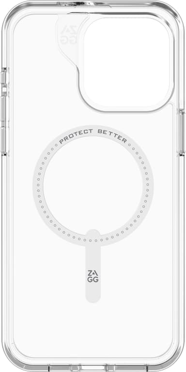 Zagg iPhone 15 Pro Max Crystal Palace Snap etui (gennemsigtig)