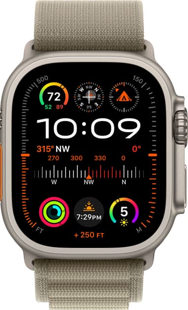 Apple Watch Ultra 2,49mm GPS+CEL Titanium M (Olive/Alpine Loop)