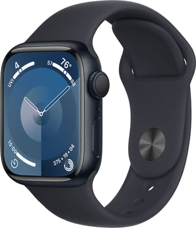 Apple Watch S9 41mm GPS (Midnight Alu/Midnight Sportbånd) S/M