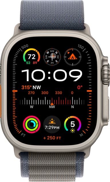 Apple Watch Ultra 2,49mm GPS+CEL Titanium S (Blue/Alpine Loop)