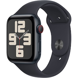 Apple Watch SE 2nd Gen 44mm LTE (Midnat Alu/Midnat sportsrem M/L)