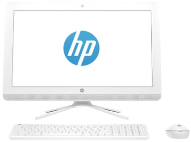 HP 22-b022no 21.5" AIO stationær computer (hvid)