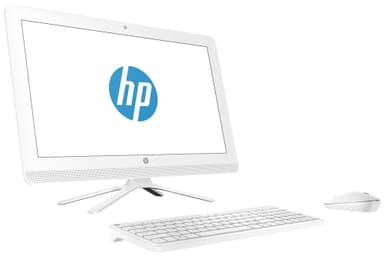 HP 22-b022no 21.5" AIO stationær computer (hvid)