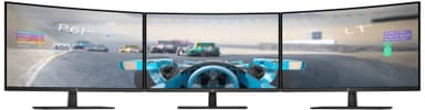 HP 27x buet 27" gaming skærm (sort)