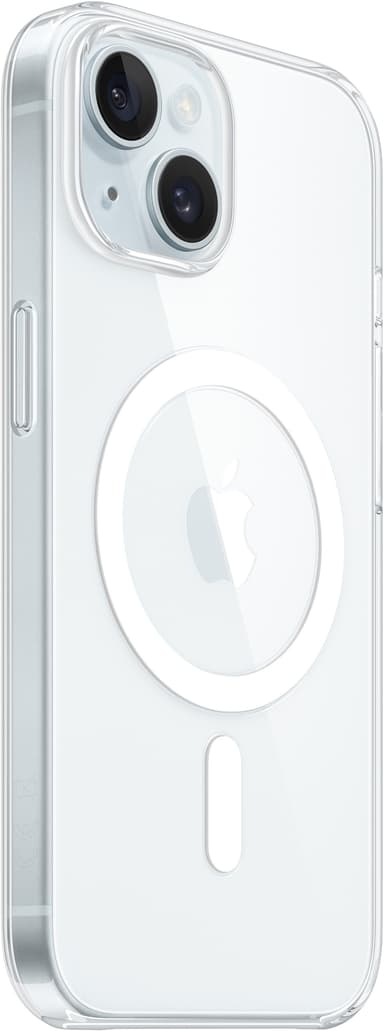 iPhone 15 gennemsigtigt etui med MagSafe