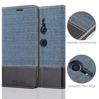 Sony Xperia XZ2 Pungetui Cover Case (Blå)