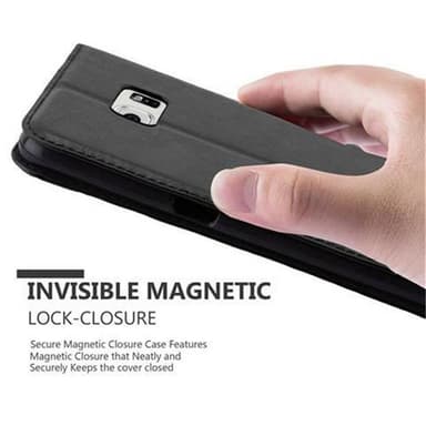 Samsung Galaxy S6 EDGE PLUS Pungetui Cover Case (Sort)