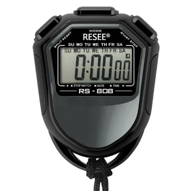 RESEE Stopur LCD-skærm Timer Svømning Løb Sport