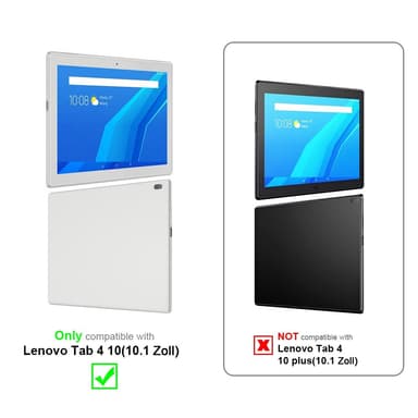 Lenovo Tab 4 10 (10.1 tomme) Pungetui Cover (Blå)