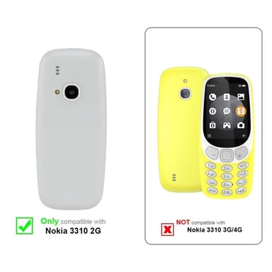 Nokia 3310 2G Pungetui Flip Cover (Sort)