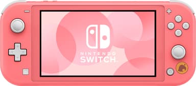 Nintendo Switch Lite Koral - Animal Crossing: New Horizons pakke