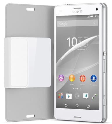 Sony etui med vindue til Z3 Compact - hvid