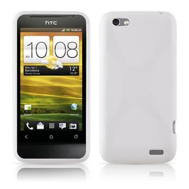 HTC ONE V Etui Case Cover (Hvid)
