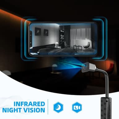 HD-webcam IR nattesyn Smart kamera Trådløs understøttelse Fjernbetjening