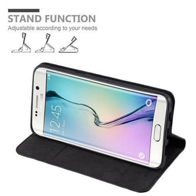 Samsung Galaxy S6 EDGE PLUS Pungetui Cover Case (Sort)