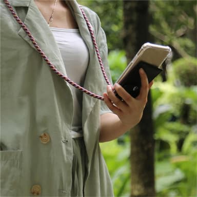 iPhone 5 / 5S / SE 2016 Etui Cover Kæde (Rød)