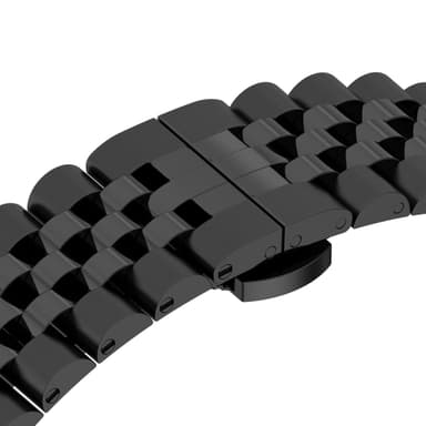 Urrem i rustfrit stål Sort 22 mm Garmin Fenix 5 / 6 / 7 / Descent G1 / Instinct 2 / Forerunner 955