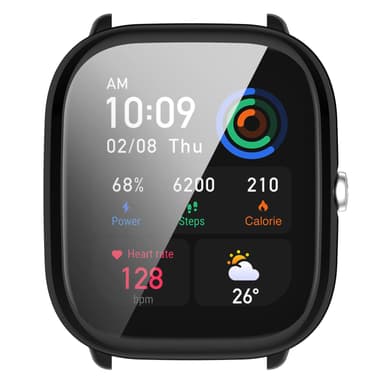Fuldt beskyttende etui TPU Sort Huami Amazfit GTS4 Mini