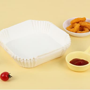 Air Fryer engangspapir til frituregryde 23 cm 100-pak hvid