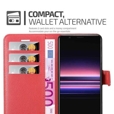 Sony Xperia 5 Pungetui Cover Case (Rød)