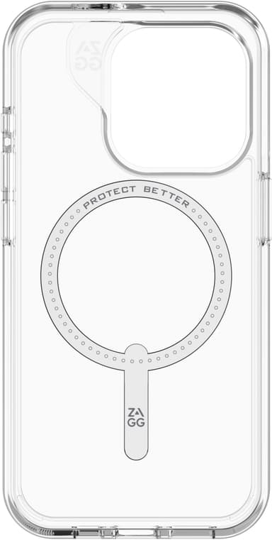 Zagg iPhone 15 Pro Crystal Palace Snap etui (gennemsigtig)
