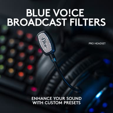 Logitech G Blue Ice Pop mikrofonclip