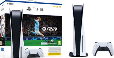 PlayStation 5 + EA SPORTS FC 24 pakke