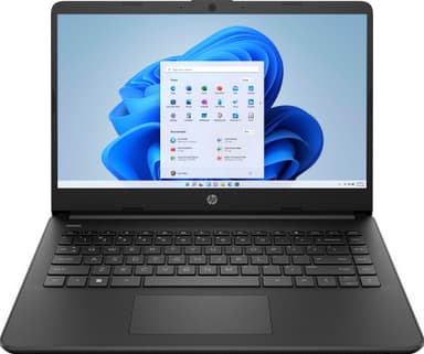 HP Laptop 14s-dq0802no Cel/4/128 14" bærbar computer