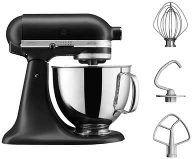 KitchenAid Artisan køkkenmaskine 5KSM125EBM (mat sort)