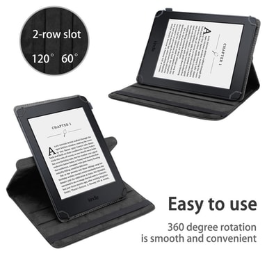 Kindle Paperwhite 2018 (10. Gen.) Pungetui Cover (Sort) Elgiganten