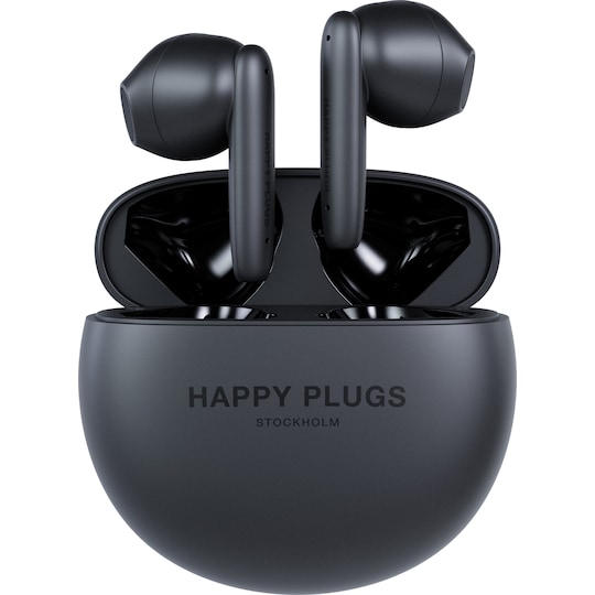 Happy Plugs Joy Lite helt trådløse in-ear høretelefoner (sort)