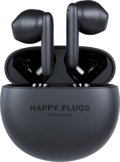 Happy Plugs Joy Lite helt trådløse in-ear høretelefoner (sort)