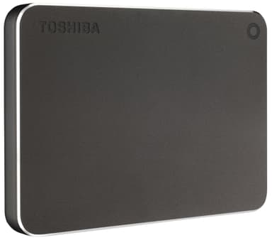 Toshiba Canvio Premium 1 TB bærbar harddisk - dark grey