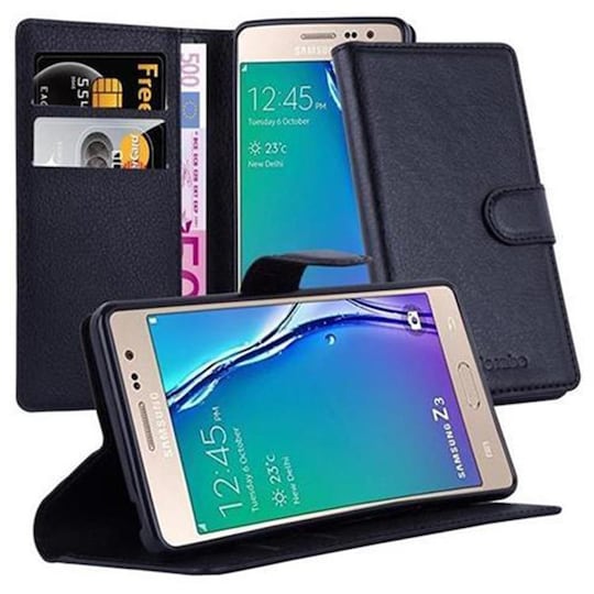 Samsung Galaxy Z3 Pungetui Cover Case (Sort)
