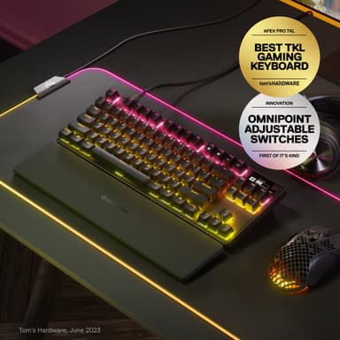 SteelSeries Apex Pro TKL tenkeyless 2023 gaming tastatur