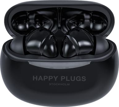 Happy Plugs Joy Pro helt trådløse in-ear høretelefoner (sort)
