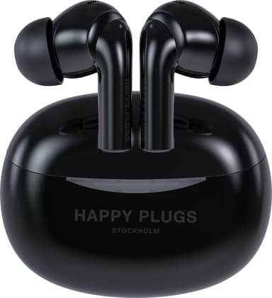 Happy Plugs Joy Pro helt trådløse in-ear høretelefoner (sort)