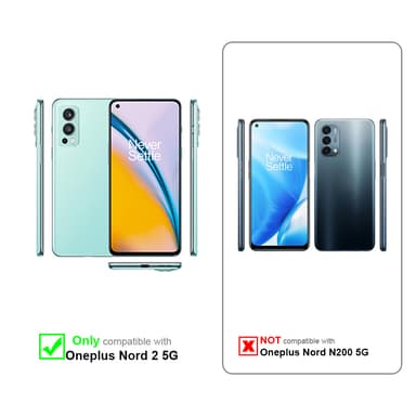 OnePlus Nord 2 5G Cover Etui Case (Sort)