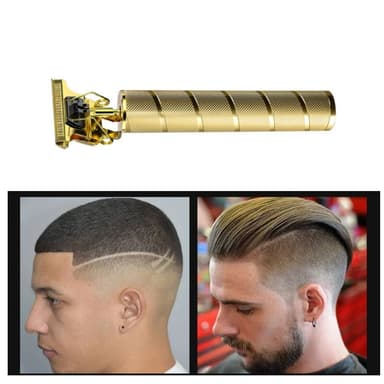 Elektrisk hårklipper/trimmer Guld
