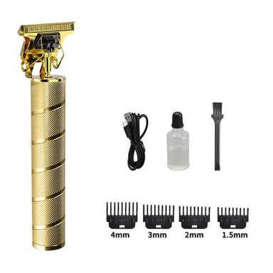 Elektrisk hårklipper/trimmer Guld
