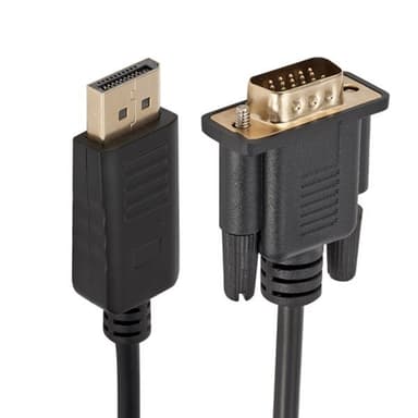 DP til VGA - HD Konverteringskabel 1,8 m