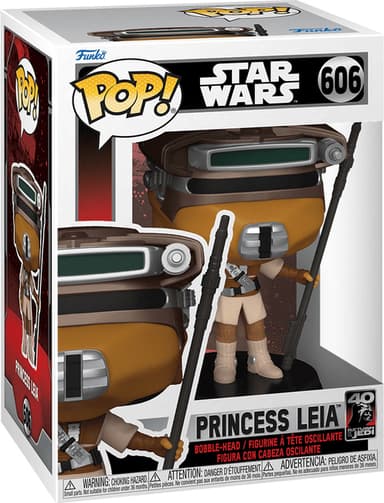 Funko Pop! Vinyl Star Wars RotJ 40 Leia Boushh-figur