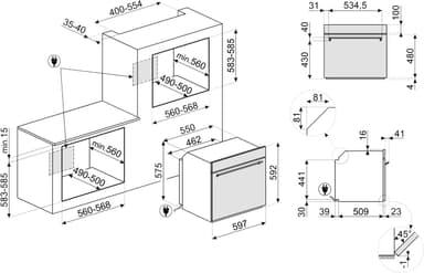 Smeg indbygget ovn SFP6301TNNO