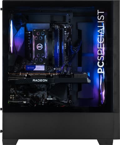 PCSpecialist Prime 300 i7-13F/16/1.024/4060 stationær gaming computer