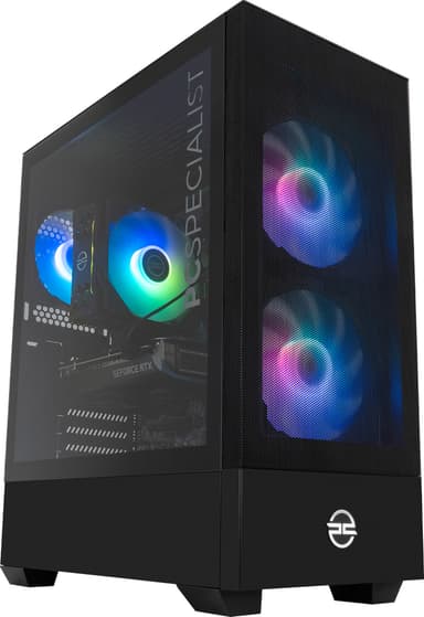 PCSpecialist Prime 310 R7-7X/16/1.024/4060Ti stationær gaming computer