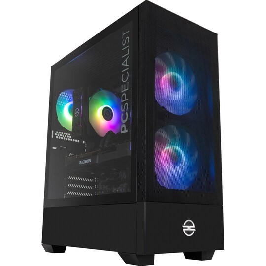PCSpecialist Prime 500 R5-7X/16/1.024/RX6700XT stationær gaming computer