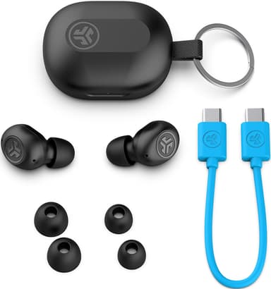 JLab Jbuds Mini true wireless in-ear høretelefoner (sort)