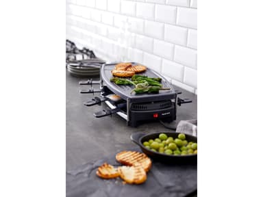 Nordic Sense Raclette 8 pers. 1000 watt Sort